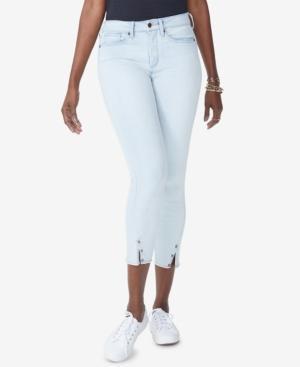 Nydj Ami Embellished Tummy-control Ankle Skinny Jeans