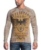 Affliction Reversible Thermal Tried & True Long Sleeve Shirt