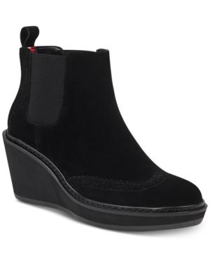 Tommy Hilfiger Sirina Platform Wedge Booties Women's Shoes