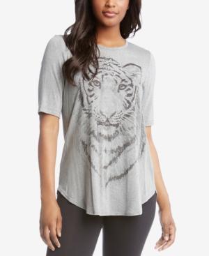 Karen Kane Tiger Graphic-print Top