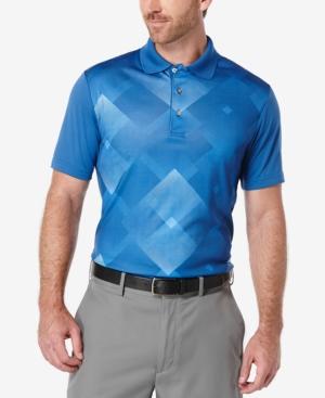 Pga Tour Men's Altered Argyle Golf Polo
