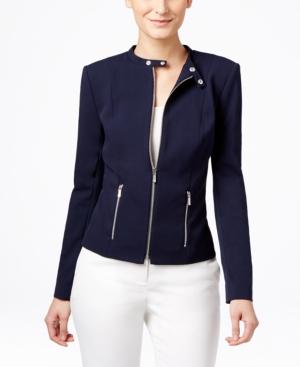 Calvin Klein Front-zip Moto Jacket