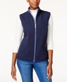 Karen Scott Reversible Active Vest, Created For Macy's