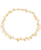 Giani Bernini Shaky Disc Ankle Bracelet In 18k Gold-plated Sterling Silver, Created For Macy's