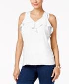 Thalia Sodi Ruffled Tank Top, Created For Macy's