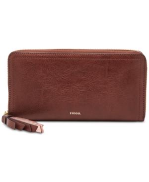 Fossil Logan Rfid Zip Around Wallet