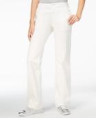 Armani Exchange White Wash Flare-leg Jeans