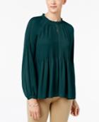 Charter Club Pleated Top, Created For Macy's