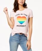 Hybrid Juniors' Live In The Moment Graphic-print T-shirt