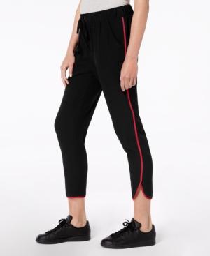 Be Bop Juniors' Dolphin-hem Piped Jogger Pants