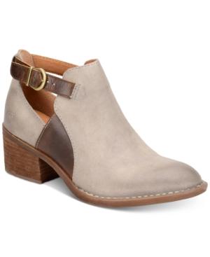 Born Carin Block-heel Booties Women's Shoes