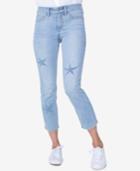 Nydj Sheri Laser-cut Stars Skinny-leg Ankle Jeans