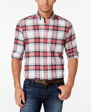 John Ashford Men's Long-sleeve Flannel Shirt, Only At Macy's