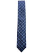 Alfani Men's Check Silk Slim Tie, Created For Macy's