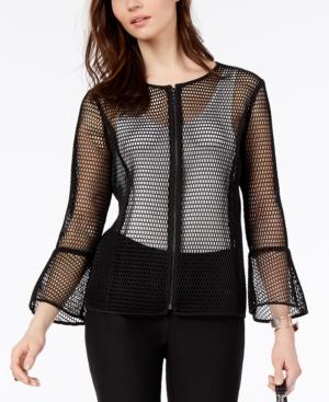 Alfani Sheer Mesh Jacket, Created For Macy's