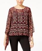 Alfani Angel-sleeve Blouson Top In Regular & Petite Sizes, Created For Macy's
