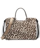 Calvin Klein Callie Leopard Print Tote