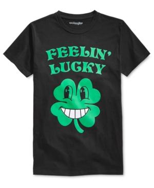 Mighty Fine Men's Feeling Lucky St. Patrick's Day Graphic-print T-shirt