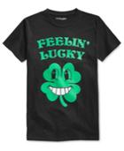Mighty Fine Men's Feeling Lucky St. Patrick's Day Graphic-print T-shirt