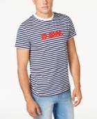 G-star Raw Men's Logo-print Striped T-shirt