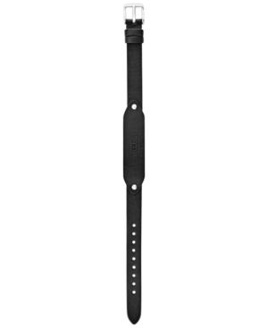 Fossil Women's Q Dreamer Black Leather Watch Saddle Strap Ftj9009