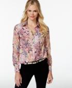 Charter Club Floral-print Shirt, Only At Macy's