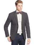 Bar Iii Charcoal Neat Slim-fit Evening Jacket