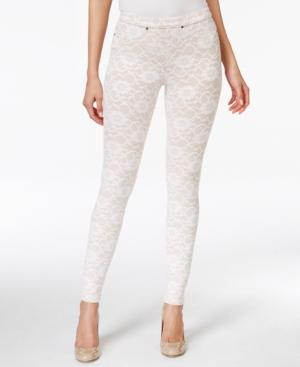 Hue Bonded Lace Knit Leggings