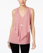 Thalia Sodi Cutout-back Necklace Top, Only At Macy's