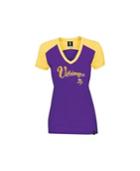 5th & Ocean Women's Minnesota Vikings Double Pass T-shirt