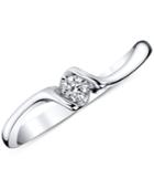 Sirena Diamond Ring (1/10 Ct. T.w.) In 14k White Gold