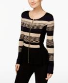 Inc International Concepts Peplum Sweater Jacket, Only At Macy's