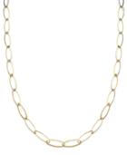 Giani Bernini 24k Gold Over Sterling Silver Necklace, Oval Link Necklace