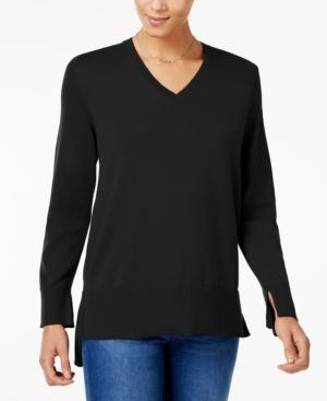 Style & Co High-low Sweater, Created For Macy's