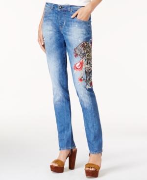 Guess Embroidered Skinny Jeans