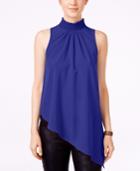 Xoxo Juniors' Asymmetrical-hem Mock-neck Top