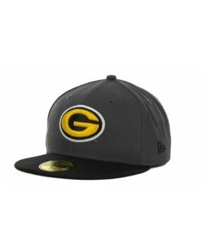 New Era Grambling Tigers 2 Tone Graphite And Team Color 59fifty Cap