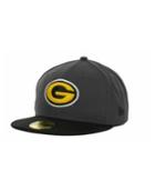 New Era Grambling Tigers 2 Tone Graphite And Team Color 59fifty Cap