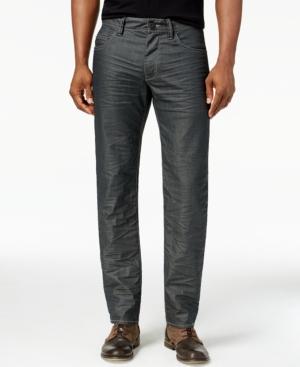 Dkny Jeans Williamsburg Slim Fit Coated French Grey Wash Jeans