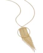 Thalia Sodi Gold-tone Crystal Fringe Pendant Necklace, Only At Macy's