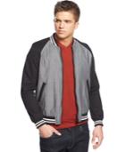Edge By Wd-ny Colorblocked Varsity Jacket