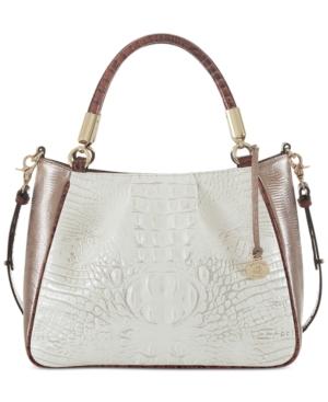 Brahmin Akoya Ruby Medium Satchel