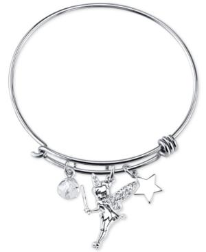 Disney Tinker Bell Charm Bracelet In Stainless Steel
