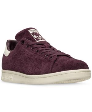 Adidas Men's Stan Smith Bounce Suede Casual Sneakers From Finish Line