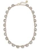 Charter Club Gold-tone Crystal Collar Necklace, 17 + 2 Extender, Created For Macy's