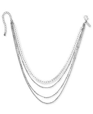 I.n.c. Gold-tone Multi-chain Layered Choker Necklace, 12 + 3 Extender, Created For Macy's