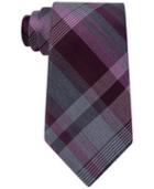 Kenneth Cole Men's Triple Plaid Tie