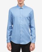 Calvin Klein Men's Twill Roll-up Shirt