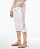 Inc International Concepts Linen Embroidered Cargo Pants, Created For Macy's
