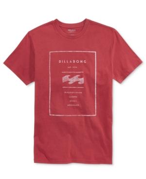 Billabong Men's First Verse Graphic-print Logo Cotton T-shirt